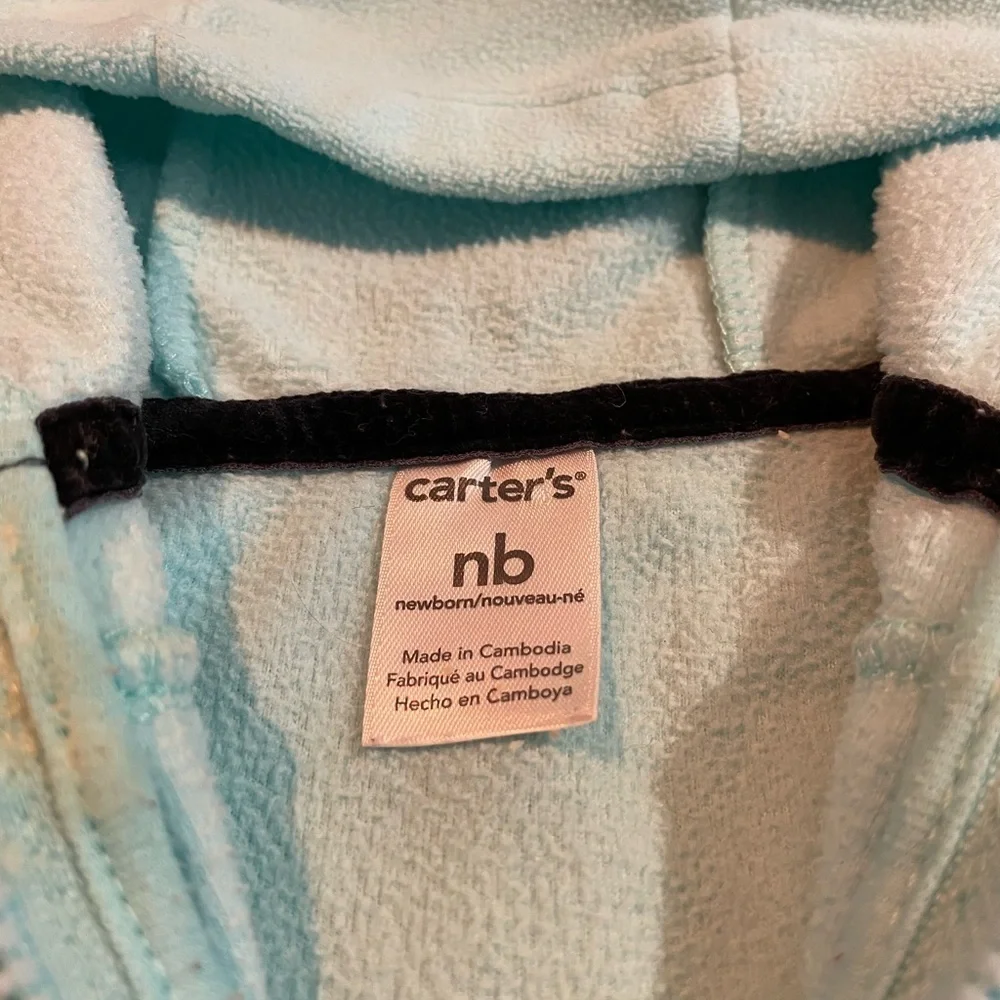 Carter’s NB Fleece Vest with Hood